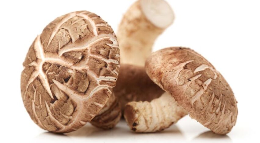 Weiprost obsahuje houby shiitake